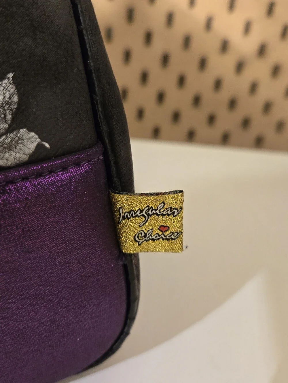 IRREGULAR CHOICE Embrace The Darkness Halloween Bag Purse goatse Spread Heart ;)